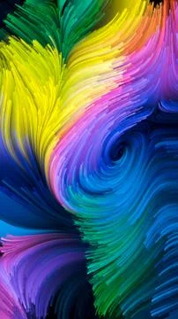 Elements of Liquid Color Illustrazione stock