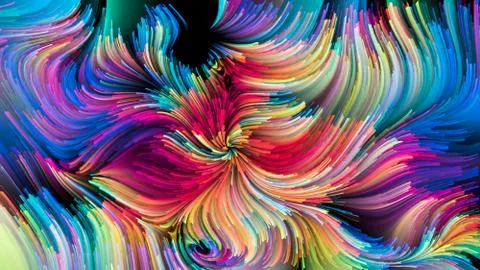 Elements of Liquid Color Illustrazione stock