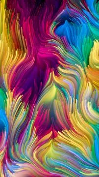 Elements of Liquid Color Illustrazione stock