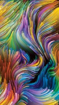 Elements of Liquid Color Illustrazione stock