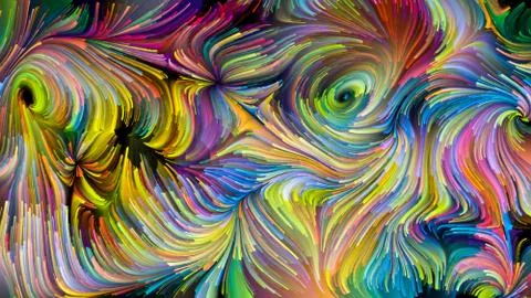 Elements of Liquid Color Illustrazione stock