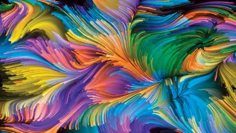 Elements of Liquid Color Illustrazione stock