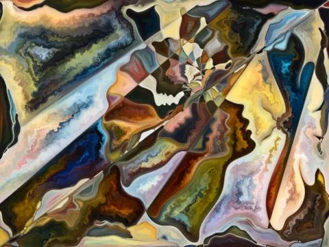 Elements of Living Canvas Illustrazione stock