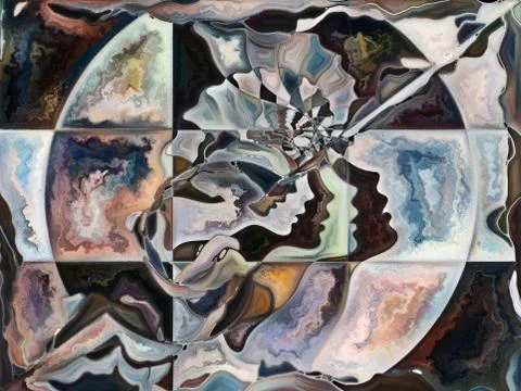 Elements of Living Canvas 스톡 일러스트
