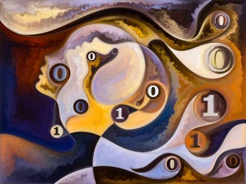 Elements of Living Canvas Illustrazione stock