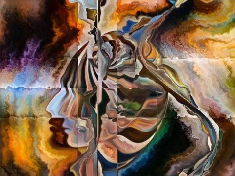 Elements of Living Canvas Illustrazione stock
