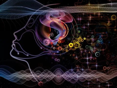 Elements of Machine Consciousness Illustrazione stock