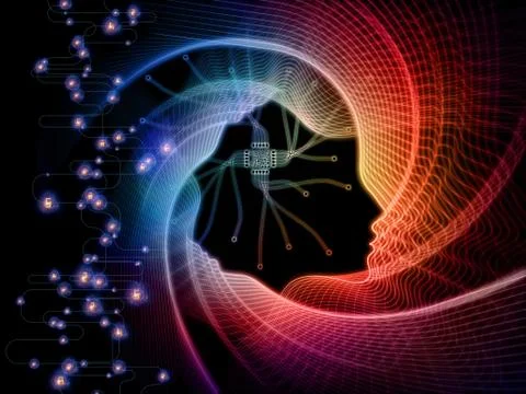 Elements of Machine Consciousness 스톡 일러스트