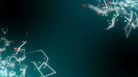 Elements of the market.Beautiful Flight through the Digital Grid with Lines and Stock Footage 102735562
