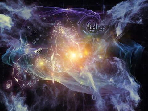 Elements of Math Visualization Illustrazione stock