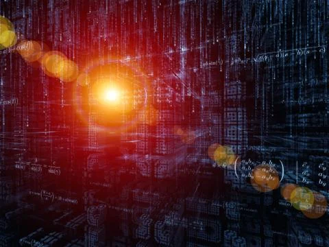 Elements of Mathematics Stock Illustration