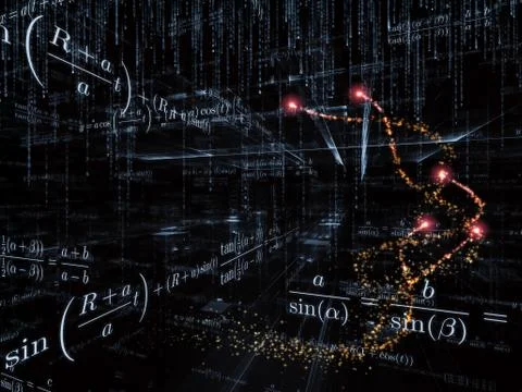 Elements of Mathematics Stock Illustration