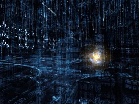 Elements of Mathematics Illustrazione stock