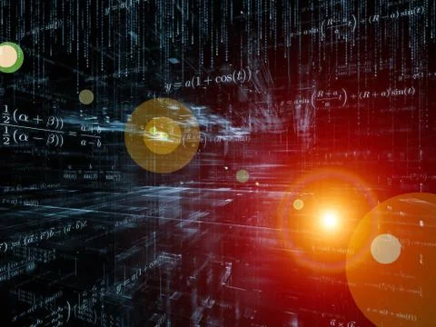 Elements of Mathematics Stock Illustration