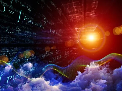 Elements of Mathematics Stock Illustration