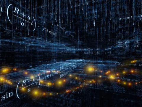 Elements of Mathematics Stock Illustration