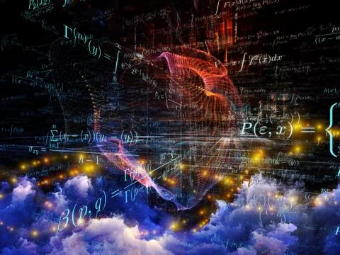 Elements of Mathematics Stock Illustration