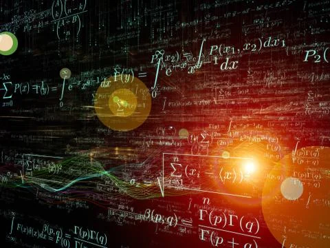 Elements of Mathematics Stock Illustration