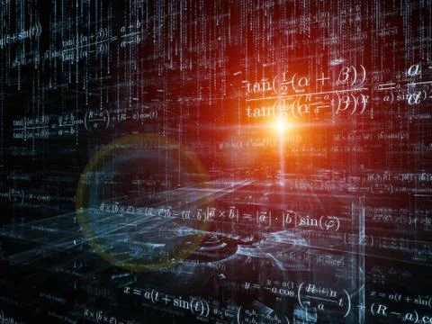 Elements of Mathematics Stock Illustration