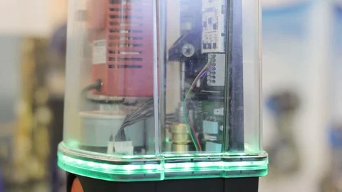 Elements of a microboard, microcircuits and wires Stock-Footage 90892988