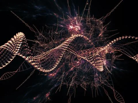 Elements of Microcosm Illustrazione stock