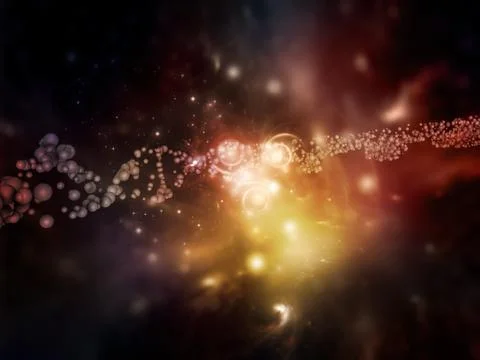 Elements of Microcosm Stock Illustration