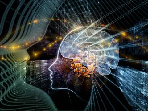 Elements of the Mind Illustrazione stock
