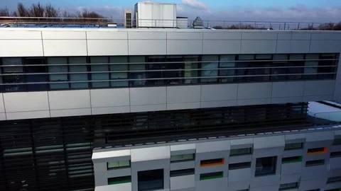 Elements of modern architecture. Shooting the building. Stock Footage 144867089