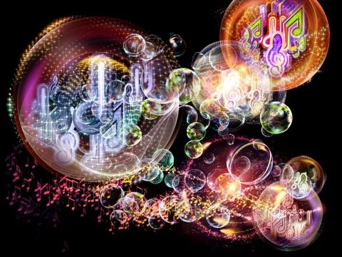 Elements of Music Stock Illustration