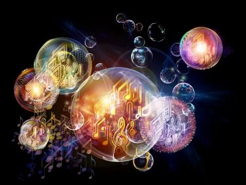 Elements of Music Illustrazione stock