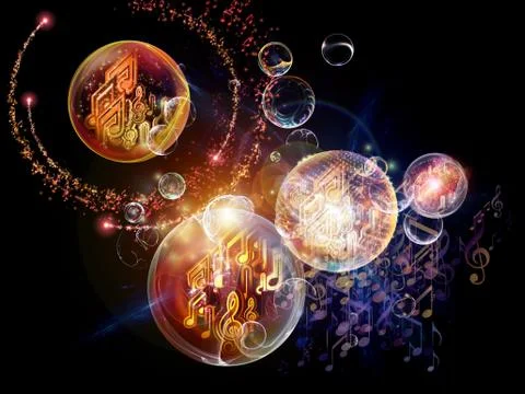 Elements of Music Illustrazione stock