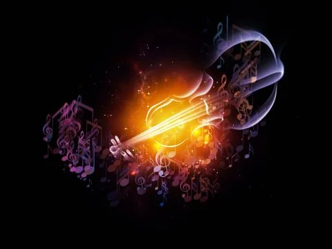 Elements of Music Stock Illustration