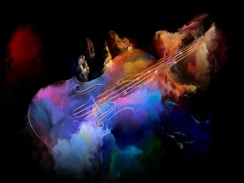 Elements of Music Stock Illustration