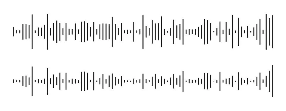 Elements for music player interface ,mobile messenger, podcast, online radio or Illustrazione stock
