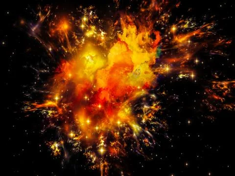 Elements of Nebula Stock Illustration