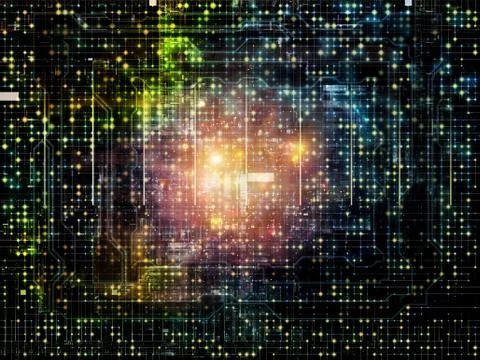 Elements of Network Stock Illustration