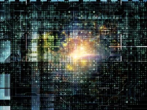 Elements of Network Ilustración de archivo