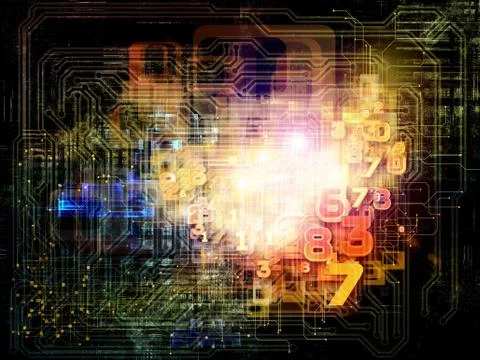 Elements of Network Illustrazione stock