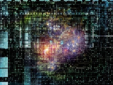 Elements of Network Stock Illustration