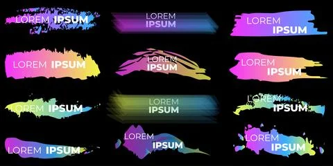 Elements for note-taking, highlighting, and underlining in Hand drawn-style.. Stock Illustration