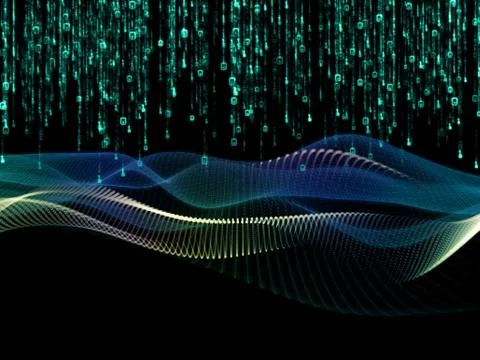 Elements of Numbers Stock Illustration