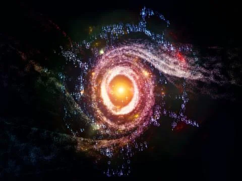 Elements of Numbers Stock Illustration