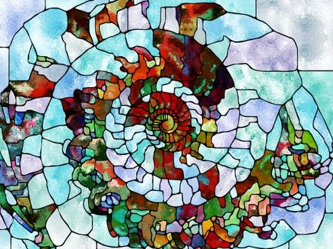 Elements of Organic Pattern Stock Illustration