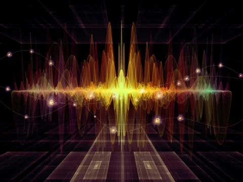 Elements of Oscillation Stock Illustration