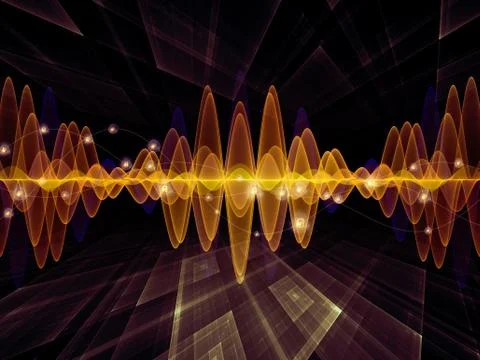 Elements of Oscillation Stock Illustration