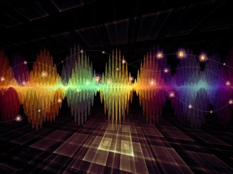 Elements of Oscillation Stock Illustration