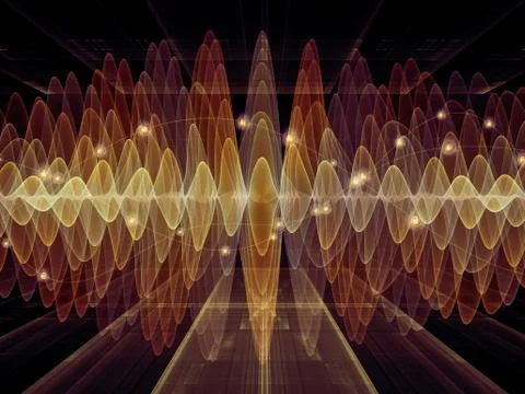 Elements of Oscillation Stock Illustration
