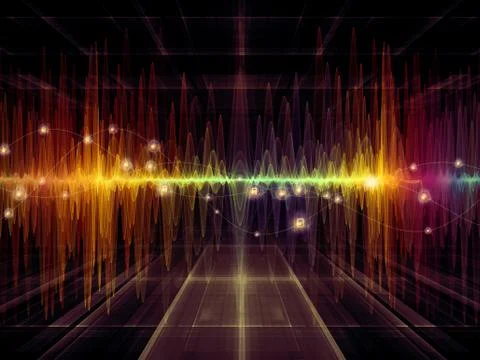 Elements of Oscillation Illustrazione stock