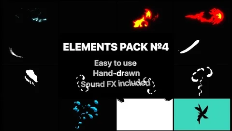 Elements Pack 04 스톡 After Effects