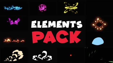 Elements Pack 10 | After Effects Modèle After Effects